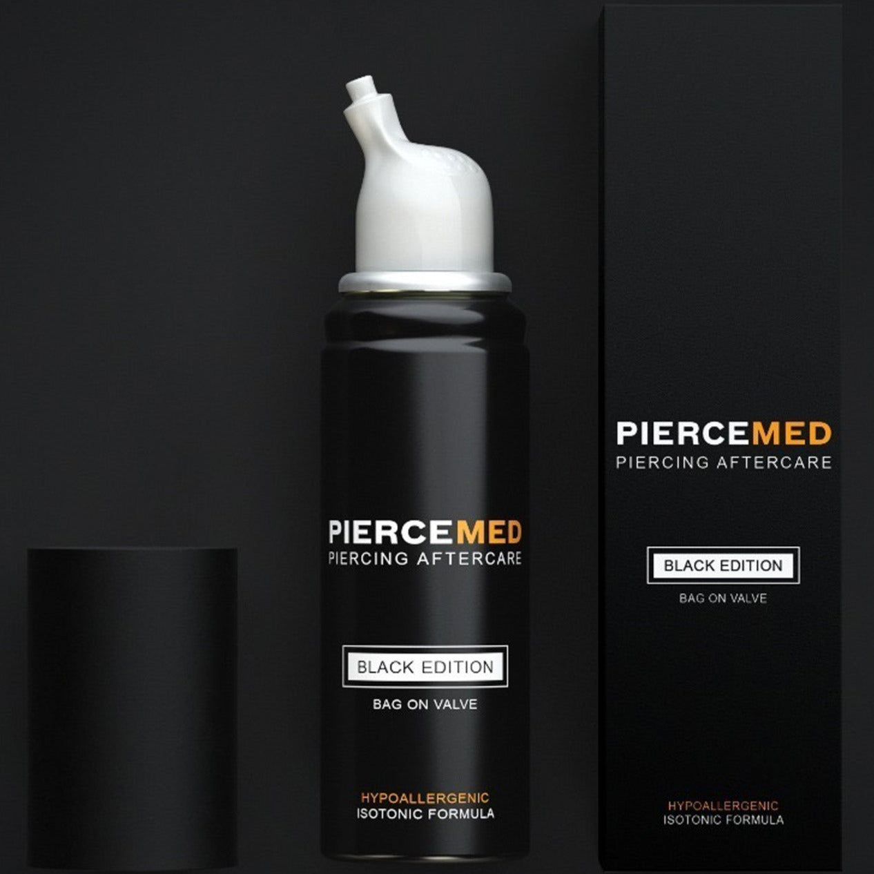 PIERCEMED BLACK EDITION BAG ON VALVE 80ML